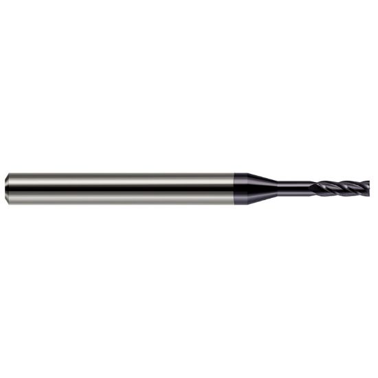 Picture of HARVEY Tool 76278-C3 .078 DIA Carbide Long RCH EM-2 FL, AlTiN End Mill Standard Flute Standard Helix Carbide AlTiN Single End Square Sharp