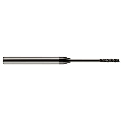 Picture of HARVEY Tool 10108 DIA 1/8 LOC 1.00 OAL 2.50 End Mill Standard Flute Standard Helix Carbide Diamond Single End Square Sharp