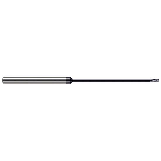 Picture of HARVEY Tool 38020-C3 .020 D Carbide STB FL 25x RCH EM, AlTiN End Mill Standard Flute Standard Helix Carbide AlTiN Single End Square Sharp