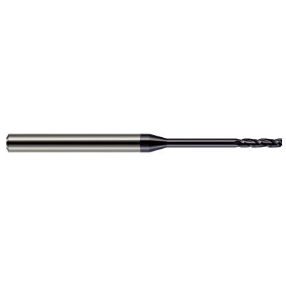 Picture of HARVEY Tool 13693-C3 DIA 0.093 LOC 0.7500 OAL 2.50 End Mill Standard Flute Standard Helix Carbide AlTiN Single End Square Sharp