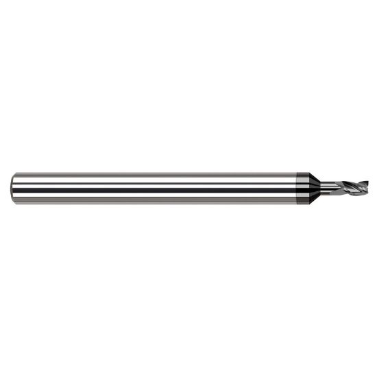 Picture of HARVEY Tool 47815-C4 .015 DIA Carbide STB FL 3x RCH EM, DIAMOND End Mill Standard Flute Standard Helix Carbide Diamond Single End Square Sharp