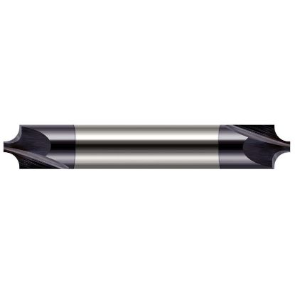 Picture of HARVEY Tool 941618-C3 .118 R x .125 P FLRD CREM, DE 2 FL,AlTiN Corner Rounder Carbide AlTiN Double End Corner Rounder 0.1180 3.00MM