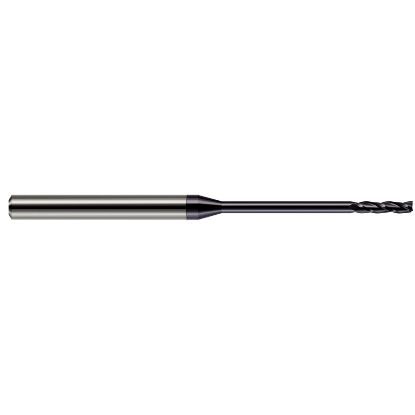 Picture of HARVEY Tool 948308-C3 .125 DIA Long FL SQ EM, 15x RCH, AlTiN End Mill Standard Flute Standard Helix Carbide AlTiN Single End Square Sharp