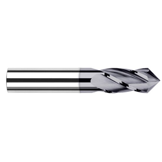 Picture of HARVEY Tool 15332-C3 1/2 DIA x 90 Carbide Drill /Mill, 4 FL AlTiNDrill /Mill Carbide AlTiN Single End Drill Point