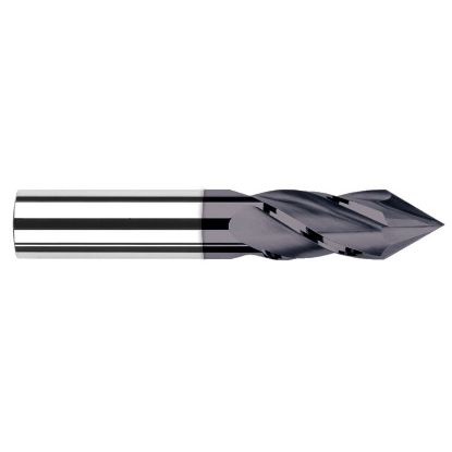 Picture of HARVEY Tool 15464-C3 1 DIA x 60 Carbide D/M - 4 FL, AlTiNDrill /Mill Carbide AlTiN Single End Drill Point