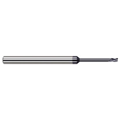 Picture of HARVEY Tool 982110-C3 .010 DIA Carbide STB FL 10x RCH EM, AlTiN End Mill Standard Flute Standard Helix Carbide AlTiN Single End Square Sharp