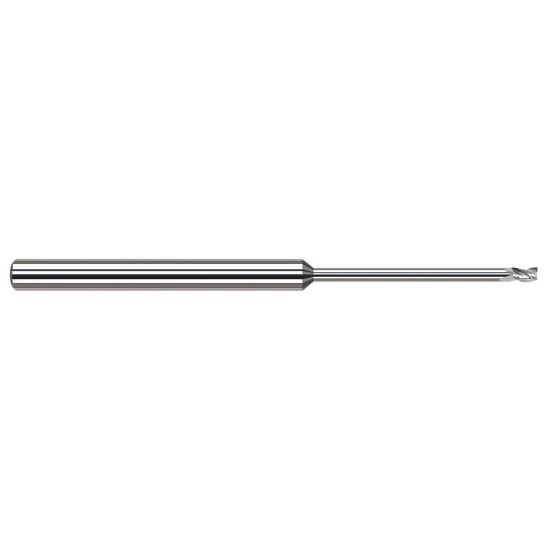 Picture of HARVEY Tool 49012 DIA 4.75MM LOC 0.2810 OAL 4.00 End Mill Standard Flute Standard Helix Carbide Uncoated Single End Square Sharp