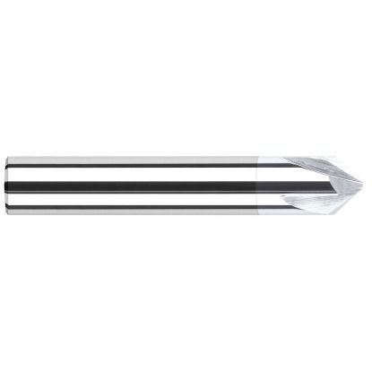 Picture of HARVEY Tool 18520-C8 1/4 DIA x 20 DEG Carbide Chamfer , TiB2 Chamfer Mill Carbide AlTiN Single End Cham Mill