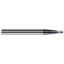 Picture of HARVEY Tool 39005-C6 .118 BALL x 5 DEG x .849 RCH 2 FL Nano End Mill Standard Flute Standard Helix Carbide AlTiN Single End Ball Nose