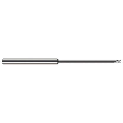 Picture of HARVEY Tool 969712 DIA 4.75MM LOC 0.2810 OAL 6.00 End Mill Standard Flute Standard Helix Carbide Uncoated Single End Square Sharp