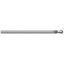 Picture of HARVEY Tool 24716 1/4 D x 3/16 Shank BALL EM, 2 FL End Mill Standard Flute Standard Helix Carbide Uncoated Single End Ball Nose