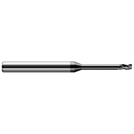 Picture of HARVEY Tool 43012-C4 .187 D x .015 R STB FL 8x RCH EM, DMND End Mill Standard Flute Standard Helix Carbide Diamond Single End Corner Radius 0.0150 0.38MM
