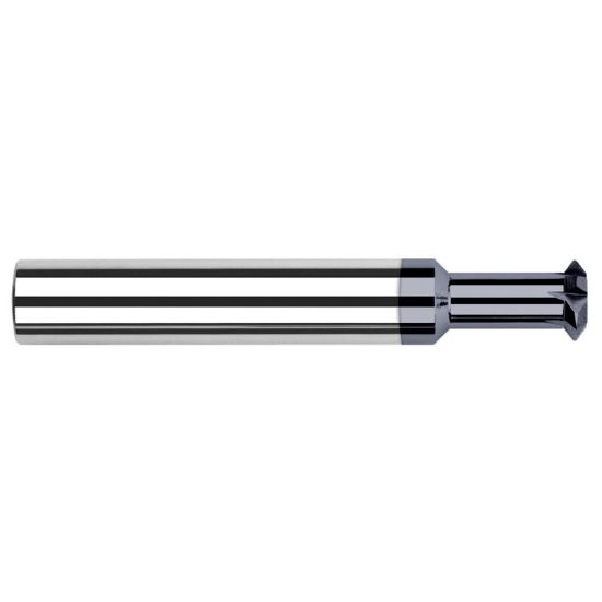Picture of HARVEY Tool 46624-C3 3/8 D x 90 DEG x .010 R Carbide DASC, AlTiN Chamfer Mill Carbide AlTiN Single End Cham Mill
