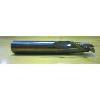 Picture of HTC 120-2640 DIA 41/64 SH 0.7500 LOC 1.50 OAL 4.00 End Mill Standard Flute Standard Helix Carbide Uncoated Single End Square Sharp