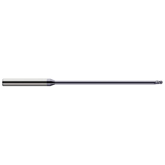 Picture of HARVEY Tool 922793-C3 .093 DIA BALL STB FL 30x RCH EM, AlTiN End Mill Standard Flute Standard Helix Carbide AlTiN Single End Ball Nose