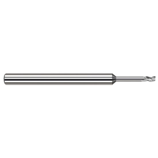 Picture of HARVEY Tool 934912 DIA 4.75MM LOC 0.2810 OAL 3.00 End Mill Standard Flute Standard Helix Carbide Uncoated Single End Square Sharp
