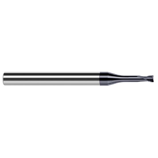 Picture of HARVEY Tool 951516-C6 .250 DIA CRAD HARD Mill, 1.5x RCH, 4 FL End Mill Standard Flute Standard Helix Carbide AlTiN Single End Ball Nose