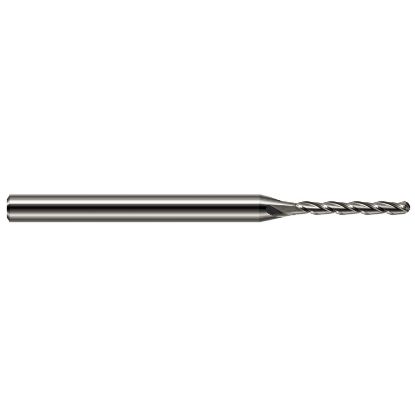 Picture of HARVEY Tool 957220 DIA 0.02 LOC 0.20 OAL 2.50 End Mill Standard Flute Standard Helix Carbide Uncoated Single End Square Sharp