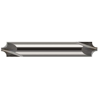 Picture of HARVEY Tool 46219 .219 R Carbide CREM, DE, 2 FL Corner Rounder Carbide Uncoated Double End Corner Rounder 0.2190 5.56MM