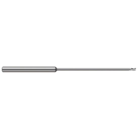 Picture of HARVEY Tool 972062 DIA 0.062 LOC 0.0930 OAL 3.00 End Mill Standard Flute Standard Helix Carbide Uncoated Single End Square Sharp