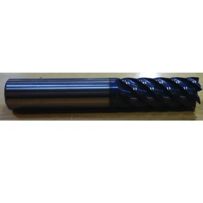 Picture of HTC 792-6750 DIA 3/4 SH 0.7500 LOC 1.50 OAL 4.00 End Mill Standard Flute Standard Helix Carbide AlTiN Single End Square Sharp