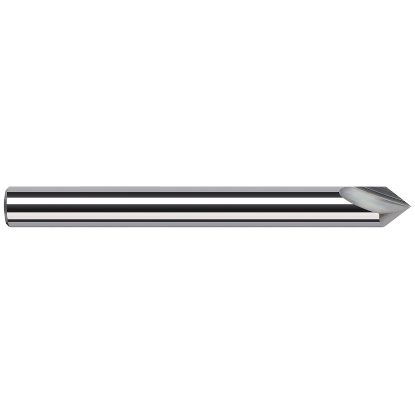 Picture of HARVEY Tool 48312 3/16 D x 60 DEG x .010 WEB MARKING Chamfer Mill Carbide Uncoated Single End Cham Mill