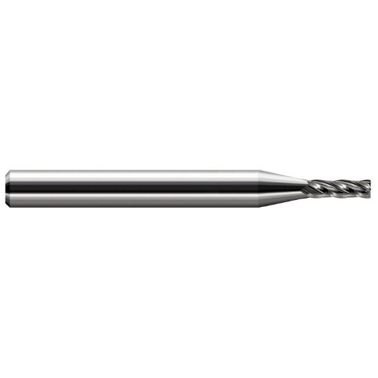 Picture of HARVEY Tool 51699 .100 D x .020 R CRAD EM, 4 FL Corner Rounder Carbide Uncoated Single End Corner Rounder 0.0050 0.13MM