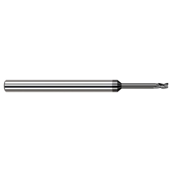 Picture of HARVEY Tool 34645-C4 .045 DIA Carbide STB FL 8x RCH EM, DIAMOND End Mill Standard Flute Standard Helix Carbide Diamond Single End Square Sharp