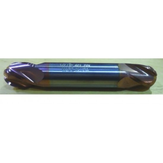 Picture of HTC 194-4062 DIA 1/16 SH 0.1250 LOC 0.1250 OAL 1.50 End Mill Standard Flute Standard Helix Carbide TiCN Double End Ball Nose