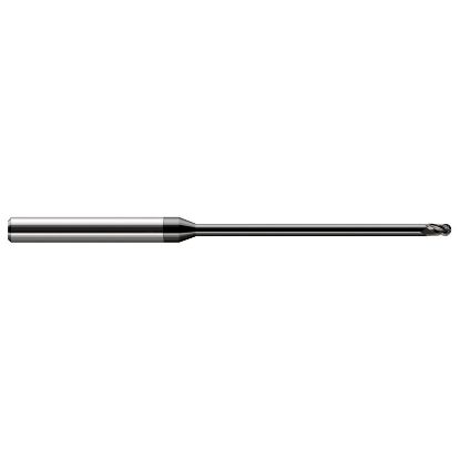 Picture of HARVEY Tool 59420-C4 .020 DIA BALL STB FL 20x RCH EM, DIAMOND End Mill Standard Flute Standard Helix Carbide Diamond Single End Ball Nose
