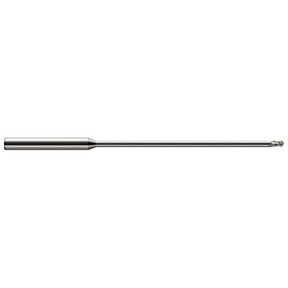 Picture of HARVEY Tool 922762 DIA 0.062 LOC 0.0930 OAL 3.00 End Mill Standard Flute Standard Helix Carbide Uncoated Single End Ball Nose