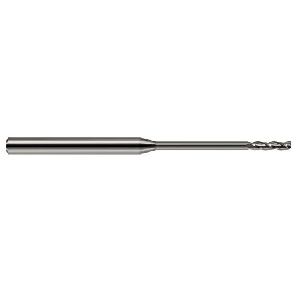 Picture of HARVEY Tool 948210 DIA 0.25MM LOC 0.0500 OAL 2.50 End Mill Standard Flute Standard Helix Carbide Uncoated Single End Square Sharp