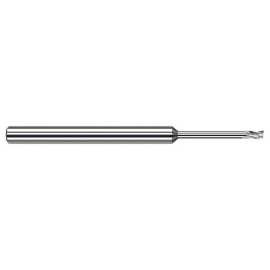 Picture of HARVEY Tool 982214 DIA 7/32 LOC 0.3300 OAL 4.00 End Mill Standard Flute Standard Helix Carbide Uncoated Single End Square Sharp