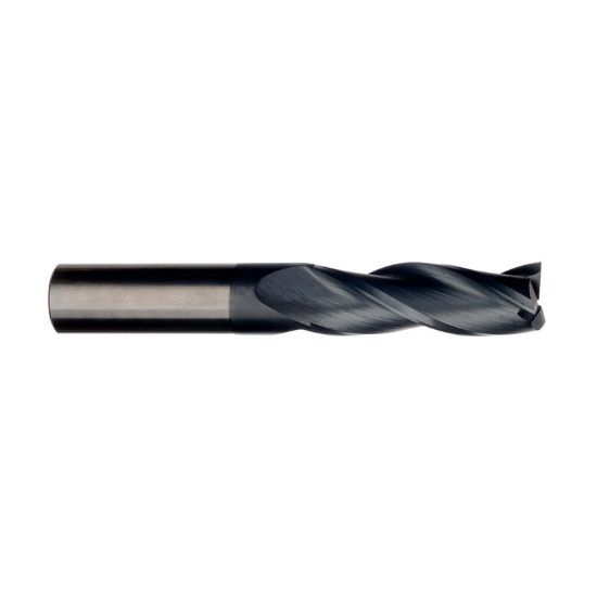 Picture of IMCO 34011 DIA 3/32 SH 0.1250 LOC 0.1875 OAL 1.50 End Mill Standard Flute Standard Helix Carbide AlTiN Single End Square Sharp General Purpose