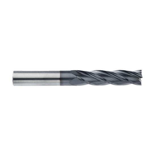 Picture of IMCO 37735 DIA 1/2 SH 0.50 LOC 2.00 OAL 4.00 End Mill Standard Flute Standard Helix Carbide AlTiN Single End Square Sharp General Purpose