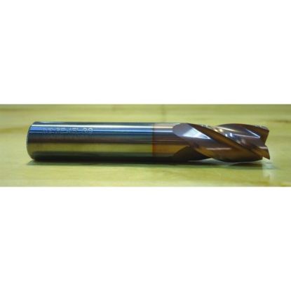 Picture of HTC 127-4656 DIA 21/32 SH 0.7500 LOC 1.50 OAL 4.00 End Mill Standard Flute Standard Helix Carbide TiCN Single End Square Sharp