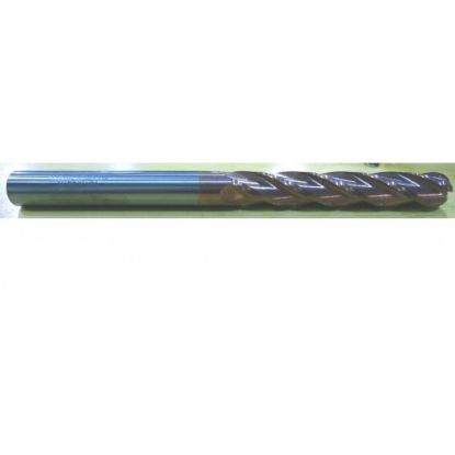 Picture of HTC 179-2750 DIA 3/4 SH 0.7500 LOC 3.00 OAL 6.00 End Mill Standard Flute Standard Helix Carbide TiCN Single End Ball Nose