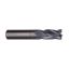 Picture of IMCO 34464 DIA 1 SH 1.00 LOC 1.50 OAL 4.00 End Mill Standard Flute Standard Helix Carbide TiCN Single End Square Sharp General Purpose