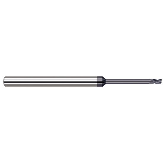 Picture of HARVEY Tool 850308-C3 .125 DIA Carbide STB FL 11x RCH EM, AlTiN End Mill Standard Flute Standard Helix Carbide AlTiN Single End Square Sharp