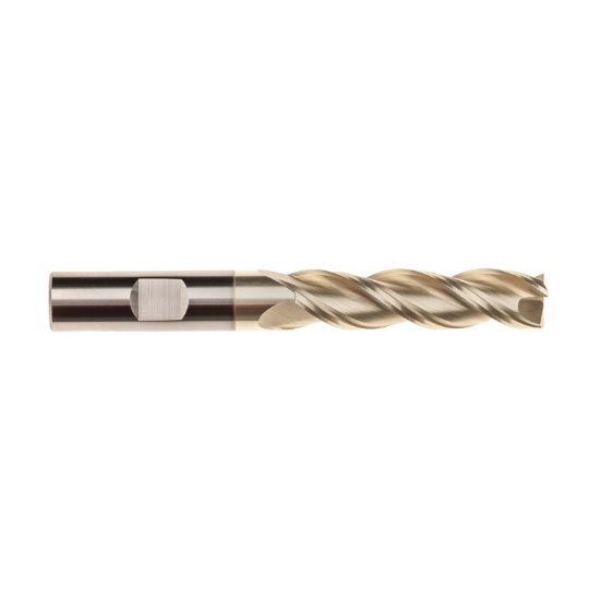 Picture of IMCO 61099 DIA 1/2 SH 0.50 LOC 2.00 OAL 4.00 End Mill Standard Flute High Helix Carbide Uncoated Single End Square Sharp Streaker Mill