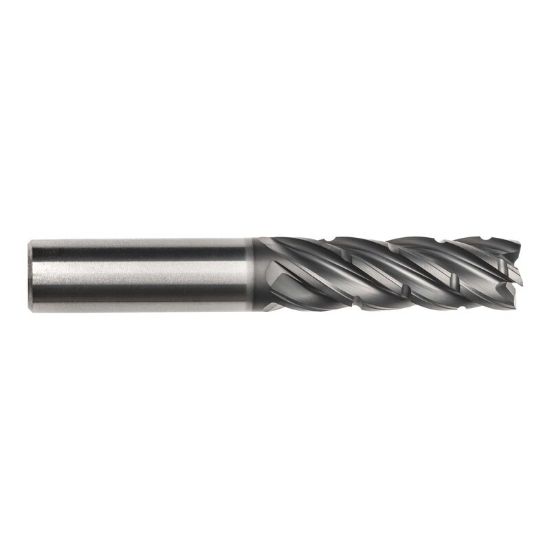 Picture of IMCO 61452 DIA 10MM SH 0.3937 LOC 1.1811 OAL 2.9528 End Mill Standard Flute Standard Helix Carbide TAC Single End Square Sharp Pow-R-Path Mill