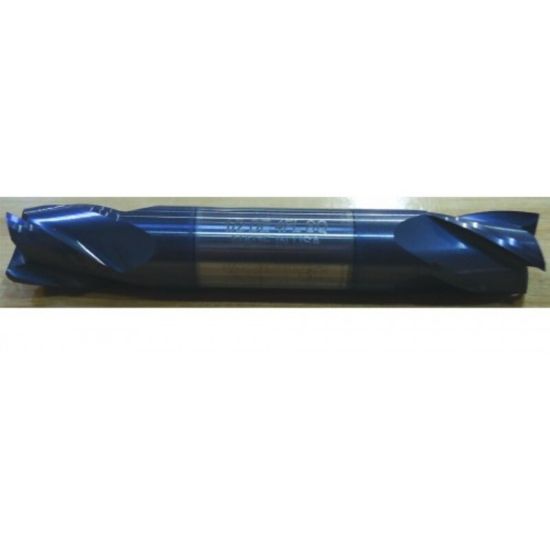 Picture of HTC 200-4187 DIA 3/16 SH 0.3750 LOC 0.3750 OAL 2.00 End Mill Standard Flute Standard Helix Carbide AlTiN Double End Square Sharp