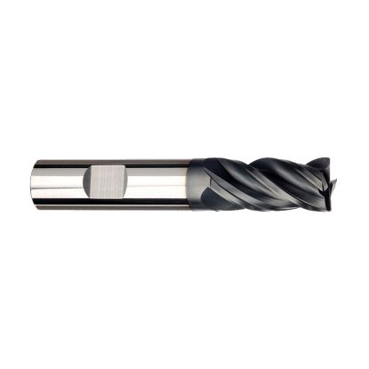 Picture of IMCO 63047 DIA 3/4 SH 0.7500 LOC 1.50 OAL 4.00 End Mill Standard Flute Variable Helix Carbide AlTiN Single End Square Sharp Pow-R-Feed Mill