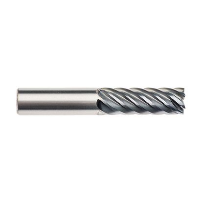 Picture of IMCO 63282 DIA 3/4 SH 0.7500 LOC 1.8750 OAL 4.50 End Mill Standard Flute Standard Helix Carbide AlCrN Single End Corner Radius 0.2500 6.35MM Pow-R-Path Mill