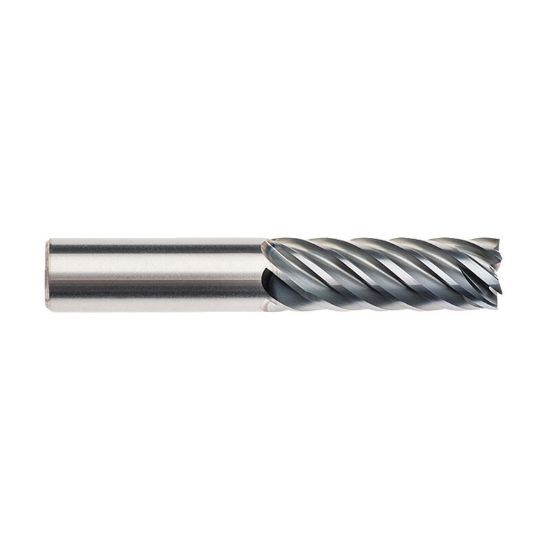 Picture of IMCO 63282 DIA 3/4 SH 0.7500 LOC 1.8750 OAL 4.50 End Mill Standard Flute Standard Helix Carbide AlCrN Single End Corner Radius 0.2500 6.35MM Pow-R-Path Mill