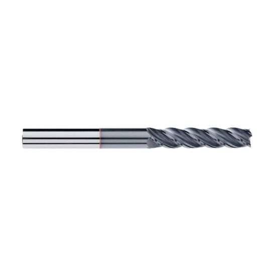Picture of IMCO 63427 DIA 1/2 SH 0.50 LOC 2.50 OAL 5.00 End Mill Standard Flute Variable Helix Carbide AlTiN Single End Corner Radius 0.0300 0.76MM Pow-R-Feed Mill
