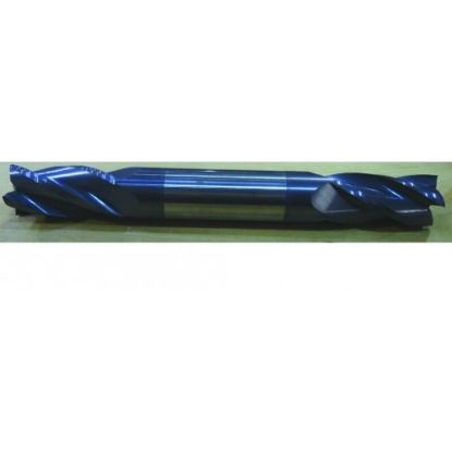 Picture of HTC 212-4625 DIA 5/8 SH 0.6250 LOC 1.50 OAL 6.00 End Mill Standard Flute Standard Helix Carbide AlTiN Double End Square Sharp