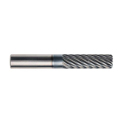 Picture of IMCO 64241 DIA 3/4 SH 0.7500 LOC 1.50 OAL 4.00 End Mill Standard Flute Standard Helix Carbide AlCrN Single End Corner Radius 0.0300 0.76MM Pow-R-Path Mill