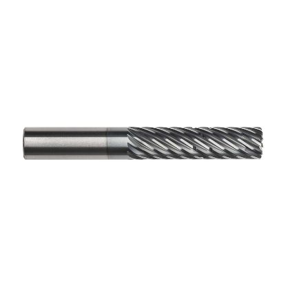 Picture of IMCO 64248 DIA 3/4 SH 0.7500 LOC 2.2500 OAL 5.00 End Mill Standard Flute Standard Helix Carbide AlCrN Single End Corner Radius 0.0600 1.52MM Pow-R-Path Mill