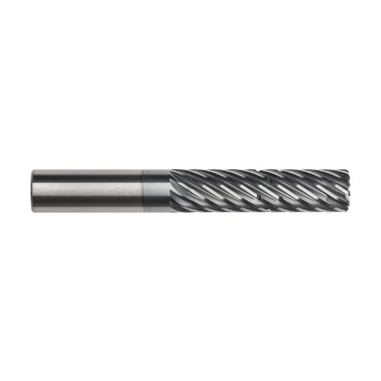 Picture of IMCO 64248 DIA 3/4 SH 0.7500 LOC 2.2500 OAL 5.00 End Mill Standard Flute Standard Helix Carbide AlCrN Single End Corner Radius 0.0600 1.52MM Pow-R-Path Mill